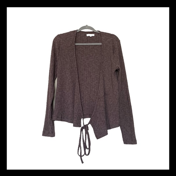 MADEWELL Womens Cardigan Size Large Tie Front Closure - Picture 3 of 8